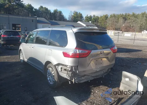 2017 Toyota Sienna Xle Premium 8 Passenger from USA, damaged, VIN 5TDYZ3DC3HS861664